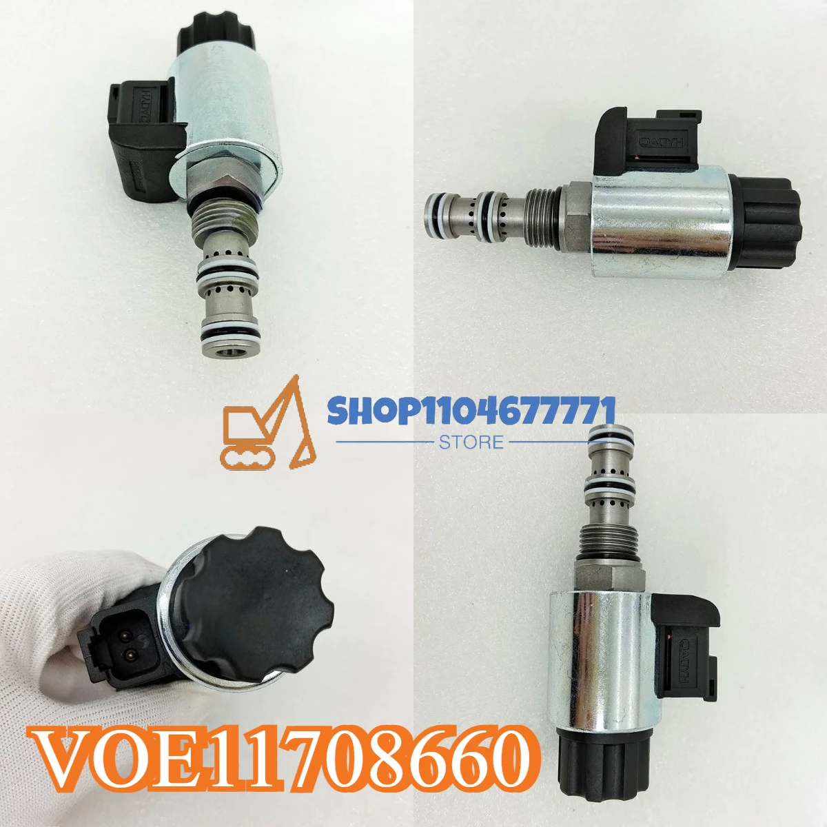 Фото Новый электромагнитный клапан VOE11708660 (VOE 11708660) для моделей EC220D, EC350E, EC480D, EC480E, EC750D, EC750E, EW140B, EW160B, EW180B, EW200B, EW205D №1