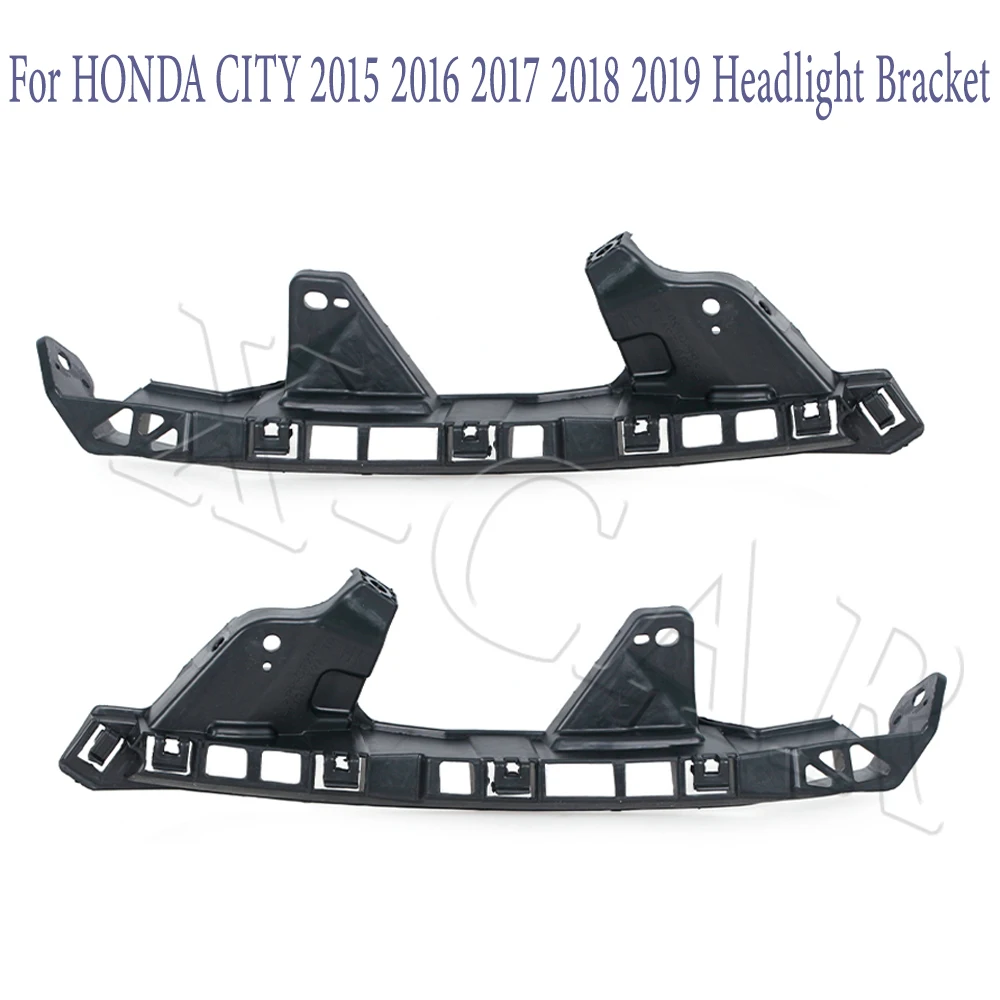 

Car Front Bumper Side Spacer Headlight Bracket Holder For HONDA CITY 2015 2016 2017 2018 2019 71190-T9A-T00 71140-T9A-T00