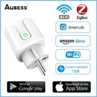 Tuya ZigBee Smart Plug ЕС 16A таймер розетка Smart Home Беспроводной совместимый с Alexa Google домашний помощник приложение Smart Life 