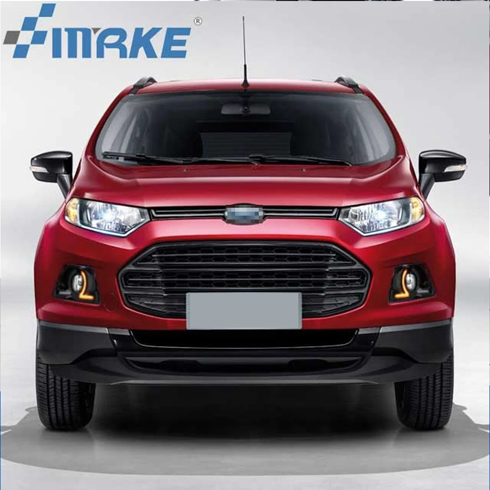

LED DRL for Ford Ecosport 2013-2016 Daytime Running Light Assembly Driving Lamp with Turn Signal + Fog Lamp Bezel