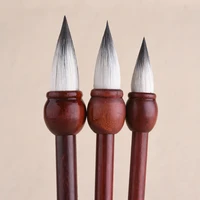 3pcs chinese painting brush set multiple hairs calligraphy pen bear writing supplies livres kitaplar