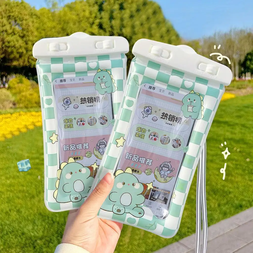 

Outdoor Stylish Waterproof Phone Bag Inflatable Phone Protector Phone Bag Waterproof Bags Beach Swimming P0I8