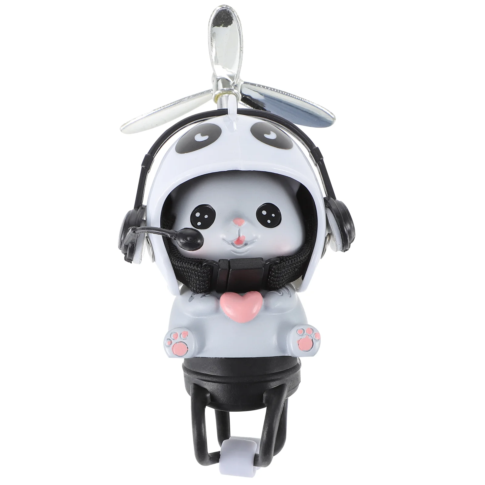 

Ornaments Scooter Horn Car Resin Cat Toy Decorations Propeller Child With