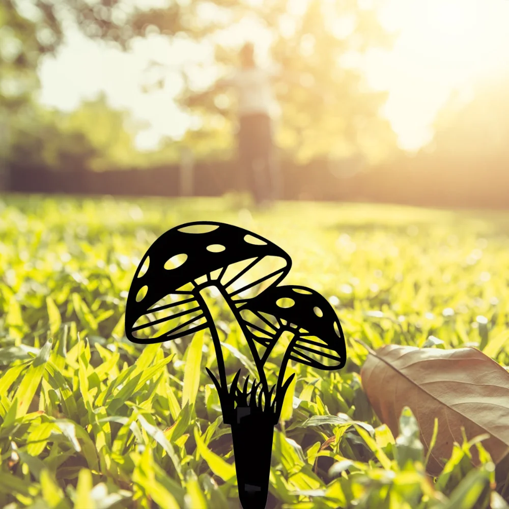 Потрясающий женский декор для двора-Большой 12 пустотелых металлических контуров