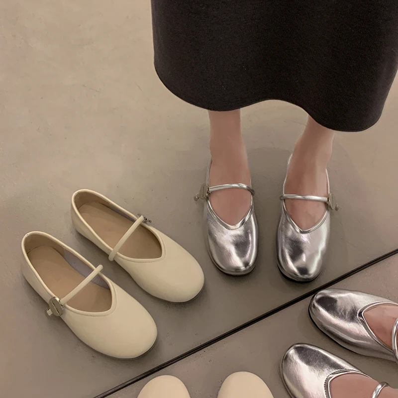 Мокасины Мягкие женские туфли без шнуровки универсальная Повседневная Удобная