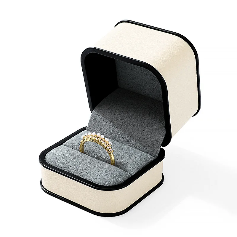 Шкатулка-органайзер для ювелирных изделий с круглыми черными краями шкатулка