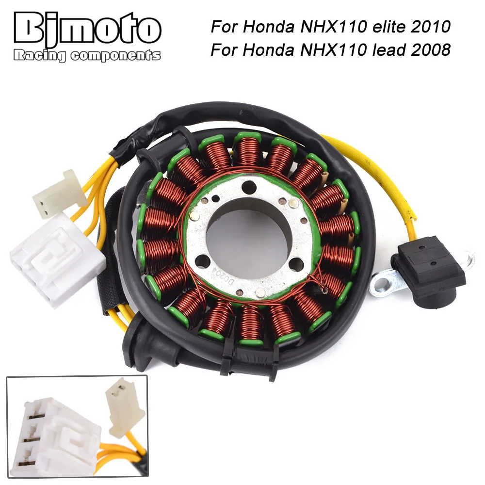 

Generator Stator Coil For Honda NHX110 elite 2010 NHX 110 lead 2008 Motorcycle Magneto Engine Stator Coil