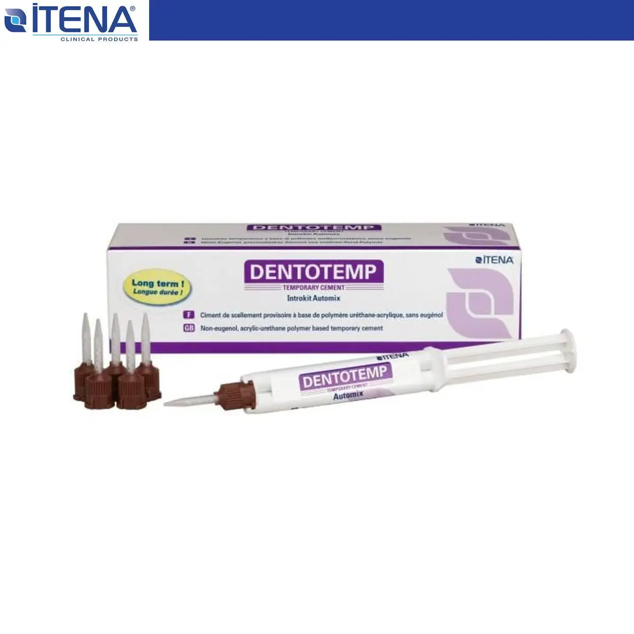 

Itena-enotemp Long term temporary cement 1 Pcs - Special implant - For implantation of temporary permanent term