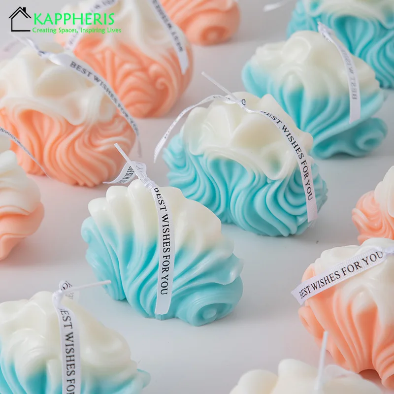 Крутящиеся ароматические свечи синие крутящиеся домашние декоративные