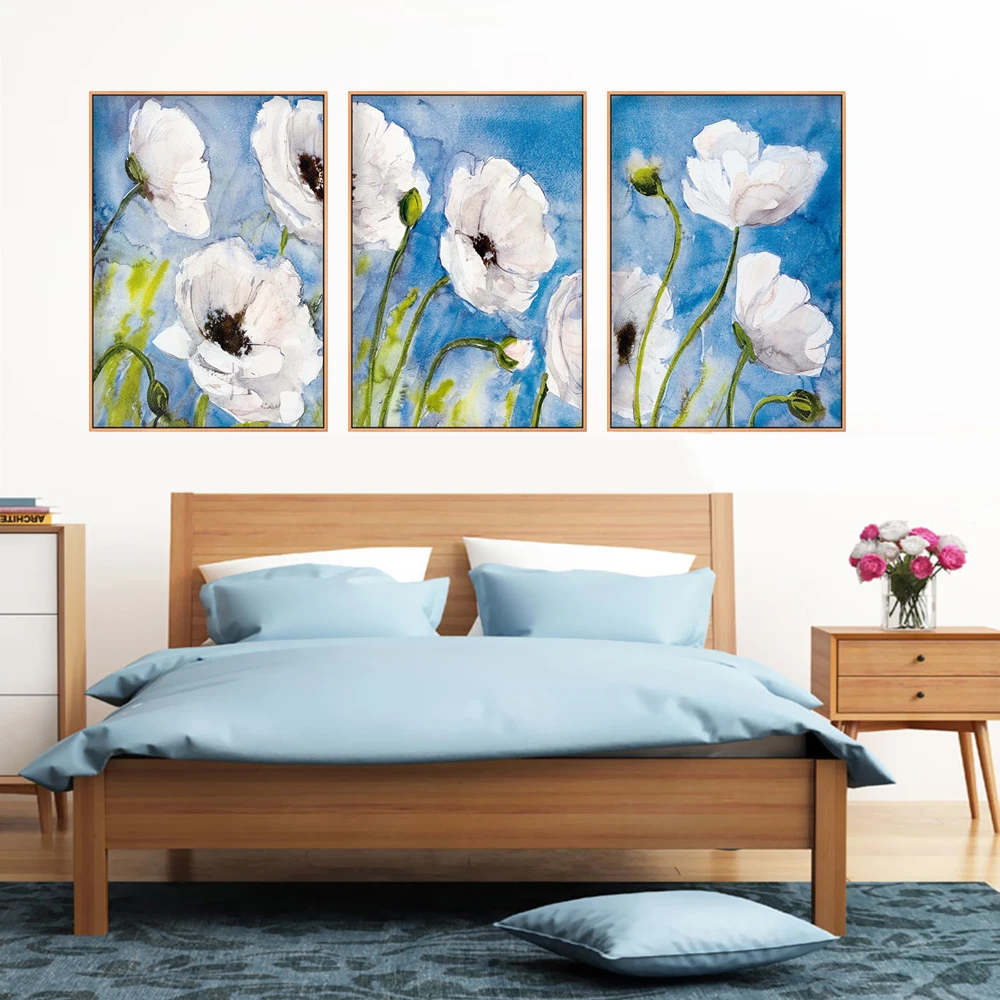 

Abstract Minimalist Art Room Decor Aesthetic Modern Wall Decor Poster Picture Realistic Flower Nordic Canvas Painting