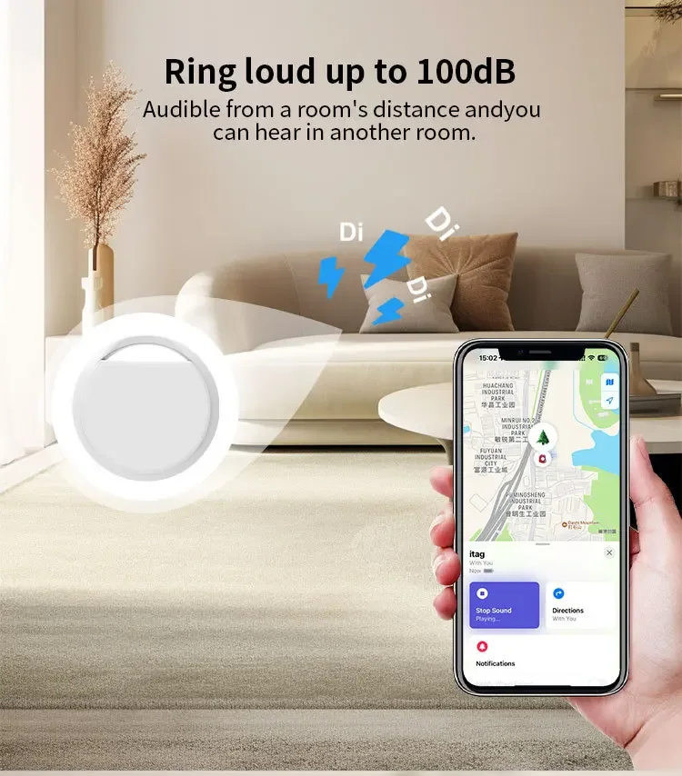 Умный Bluetooth-трекер — мини-устройство слежения для Apple Find My Key Smart ITag Kids Finder GPS Lost Tracker