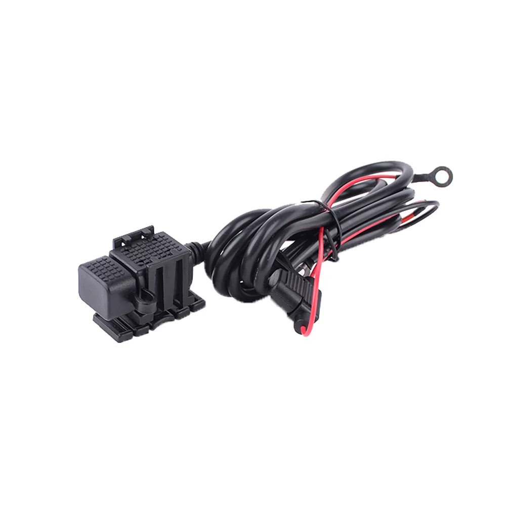 

Universal 12V-24V Car Motorcycle 2.1A USB Port Socket Adapter for /iPhone /Cellphones /Tablets /GPS