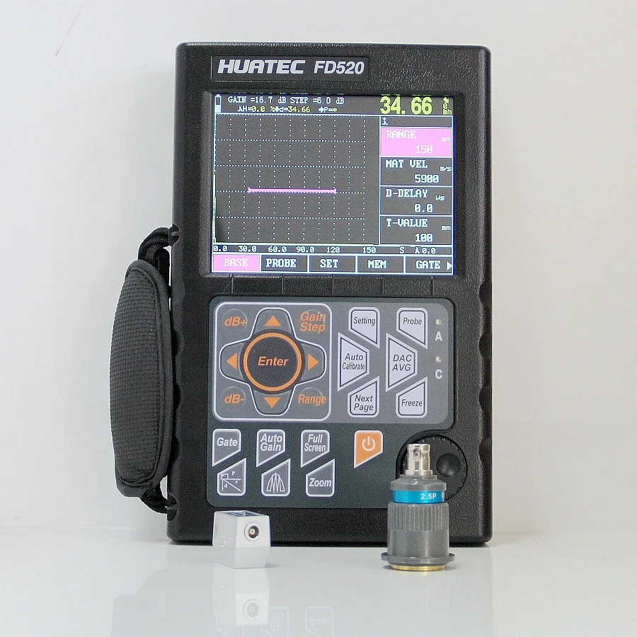 

Weld flaw detection ndt testing ultrasonic equipment FD520 New digital portable ultrasonic flaw detector