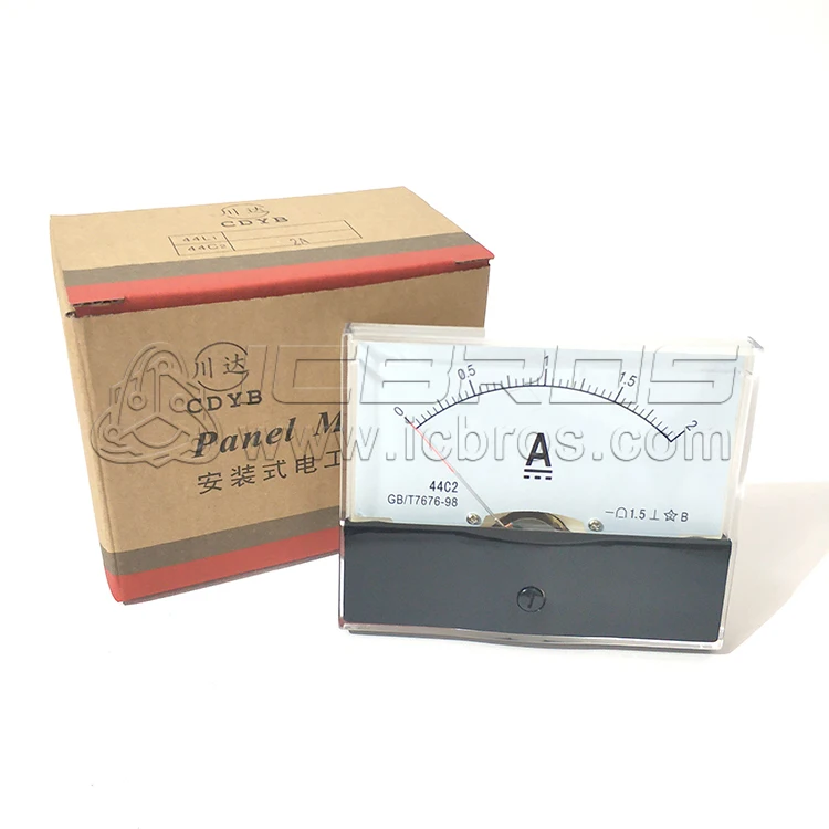 Инструмент 44C2-A Указатель DC Амперметр 1A 2A 3A 5A 10A 20A 30A 50A