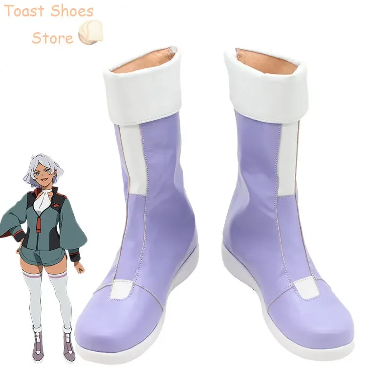 Аниме Ведьма из Меркурия Cecilia Dort обувь для косплея карнавальные ботинки на