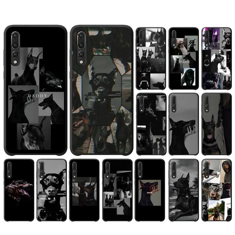 

MaiYaCa Dachshund Doberman dog Phone Case for Huawei P30 40 20 10 8 9 lite pro plus Psmart2019