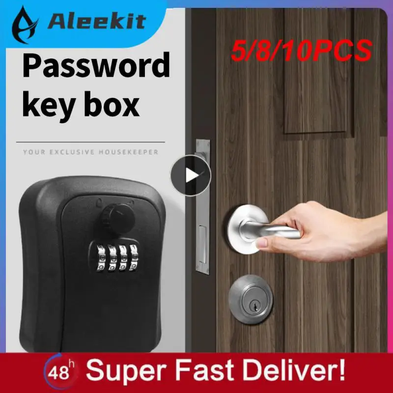 

5/8/10PCS Safe Safe Deposit Box Security Protection Money Box Storage Box Safe Box Keychain