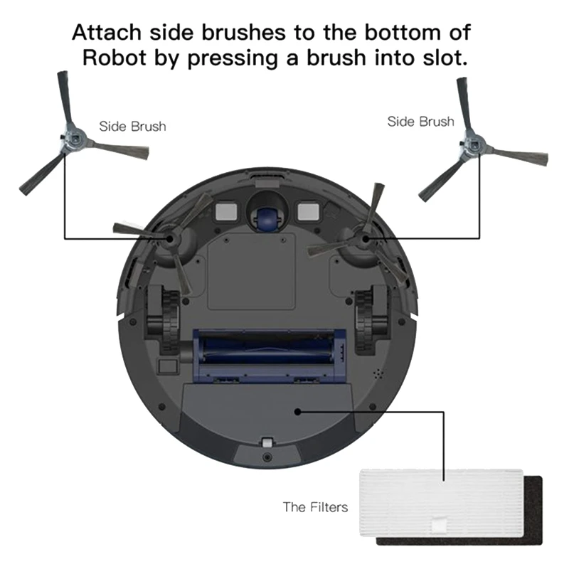 Сменная основная щетка фильтр аксессуары для пылесоса Coredy R3500 R550 R650 R600 R700 GOOVI D380