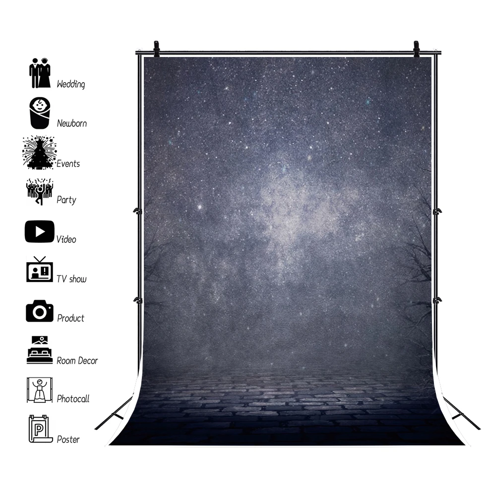 

Abstract Gradient Glitter Star Surface Wall Photography Backdrops Dark Texture Pattern Photographic Background For Photo Studio