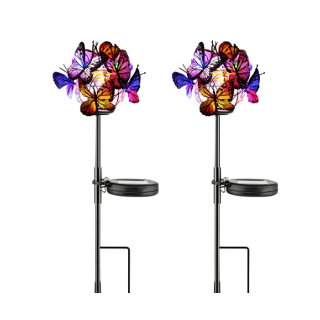 

Solar Light Flower Waterproof Garden Backyard Street Landscape Walkway Pathway Porch Lamp Night Lighting Supplies