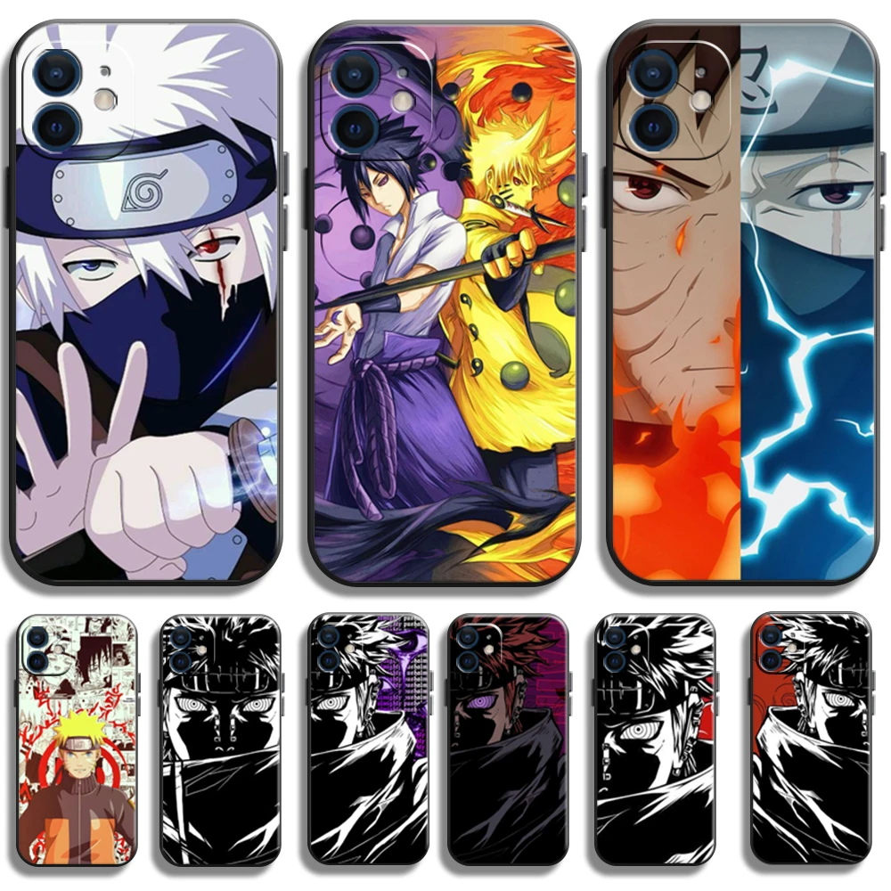 

Naruto Sasuke Cartoon Phone Cases For iPhone 11 11 Pro 11 Pro Max 12 12 Pro 12 Pro Max 12 Mini 13 Pro 13 Pro Max Back Cover
