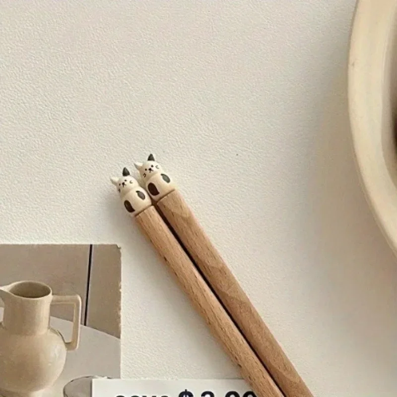 

Деревянные 3D палочки для еды с животными из бука