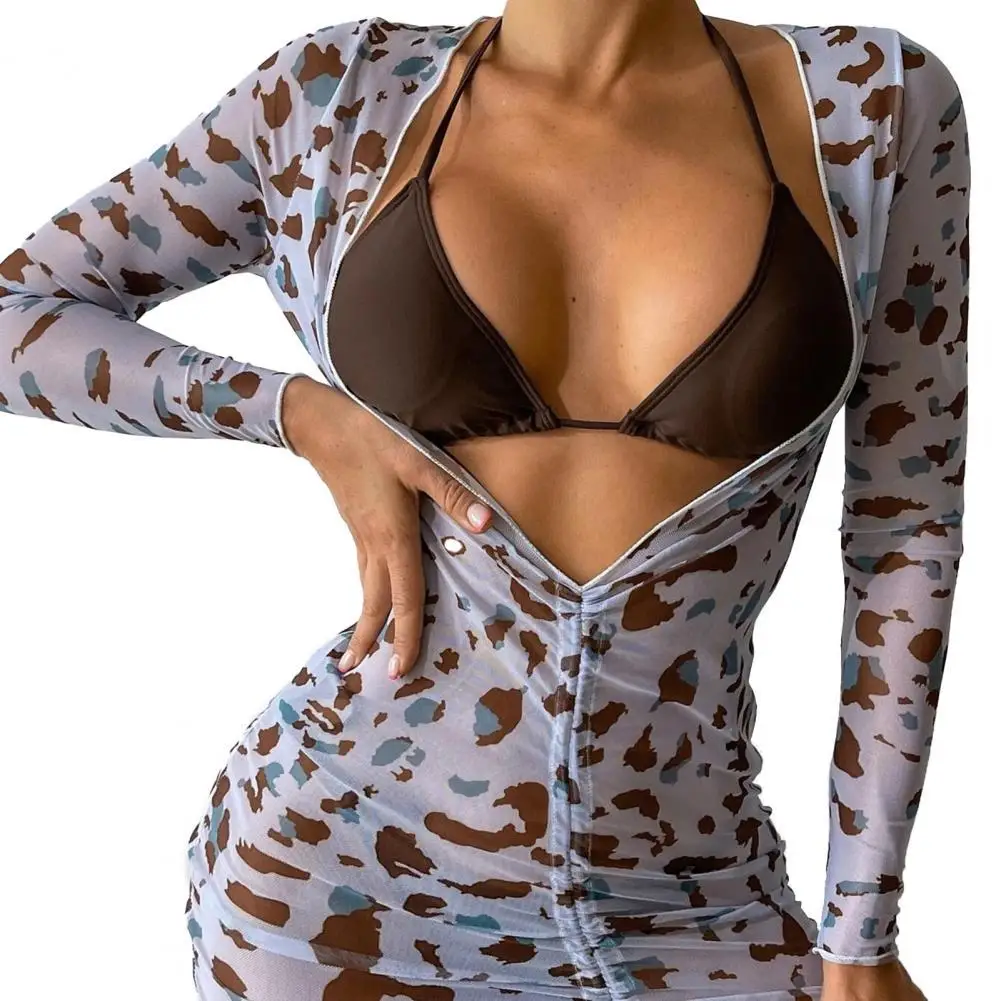 

3Pcs/Set Sexy bikini swimsuit 2022 new Pullover Thin Bikini Set No Underwire Bathing Suit For Brazil 2022 biquinis feminino