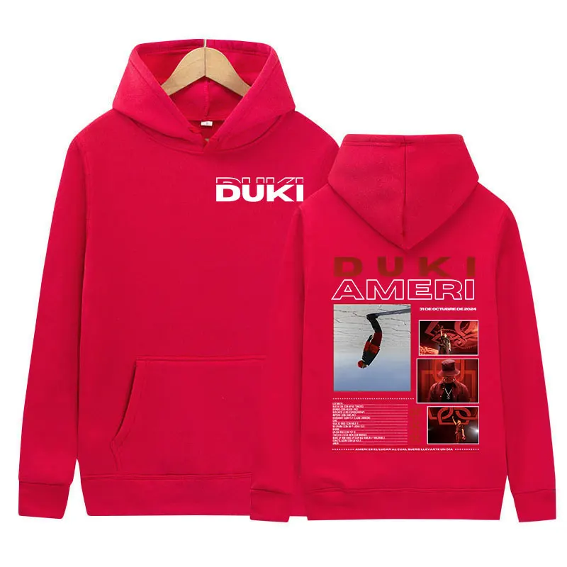 Рэпер Duki перед Ameri 2025 новый альбом толстовка с капюшоном мужские