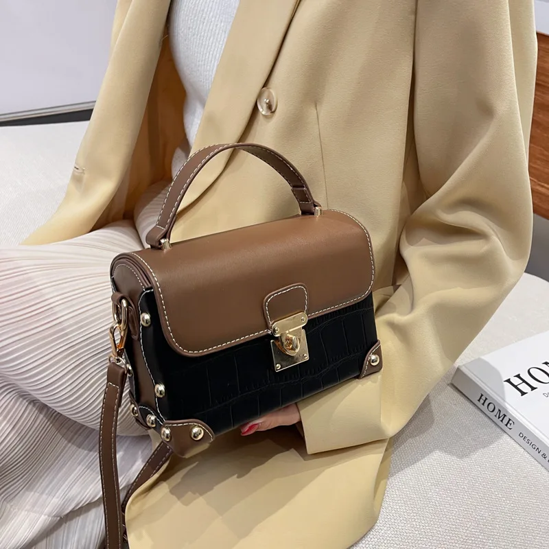 

Popular Texture Bags Women's Bags 2022 Spring New Trendy All-match Fashion Single Shoulder Messenger Bag Casual Handbag