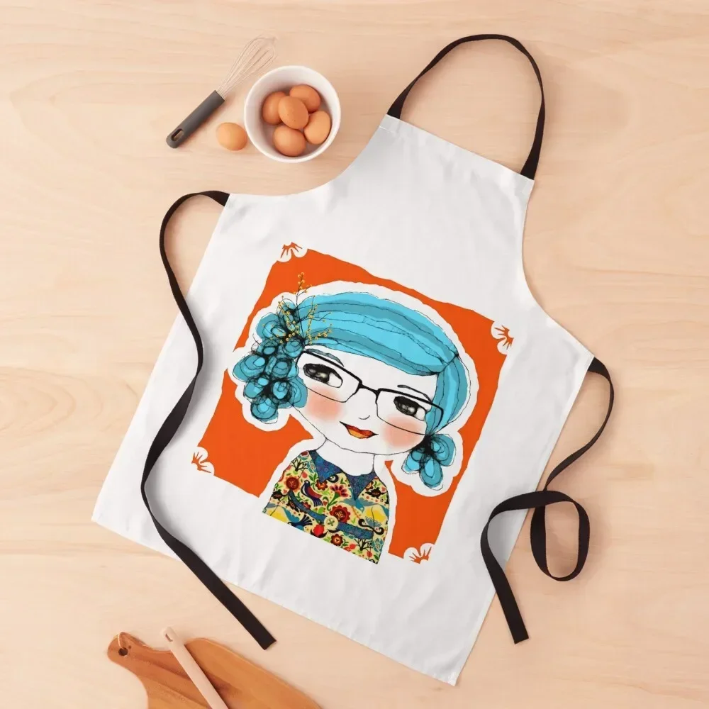 крутые девушки носят очки -- фартук Керолайн женские платья полезные гаджеты для