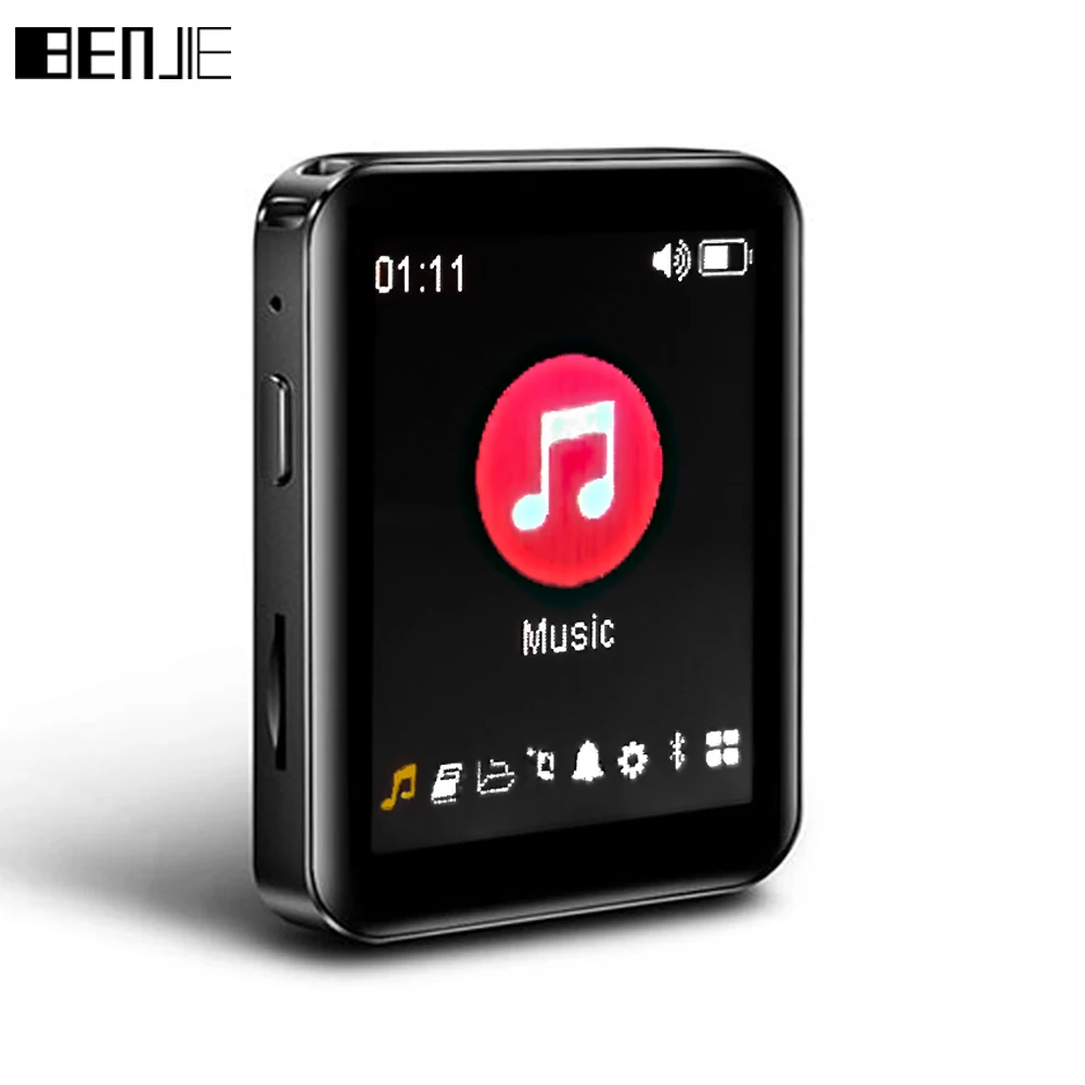 

Mp3-плеер BENJIE X1 с Bluetooth и динамиком, Портативный Hi-Fi плеер без потерь, с поддержкой FM-радио, электронной книги, TF-карты