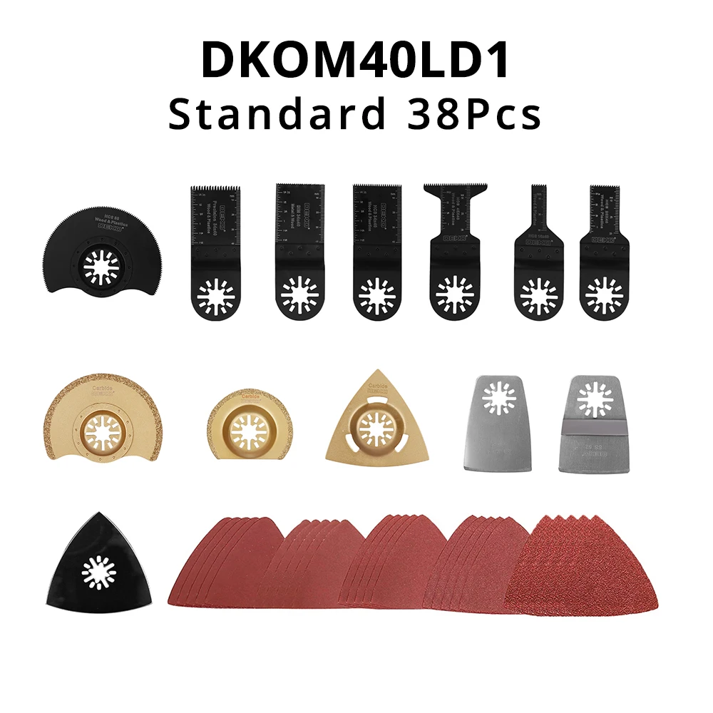 

Наборы пильных полотен для осциллирующего инструмента DEKO RTA01/02