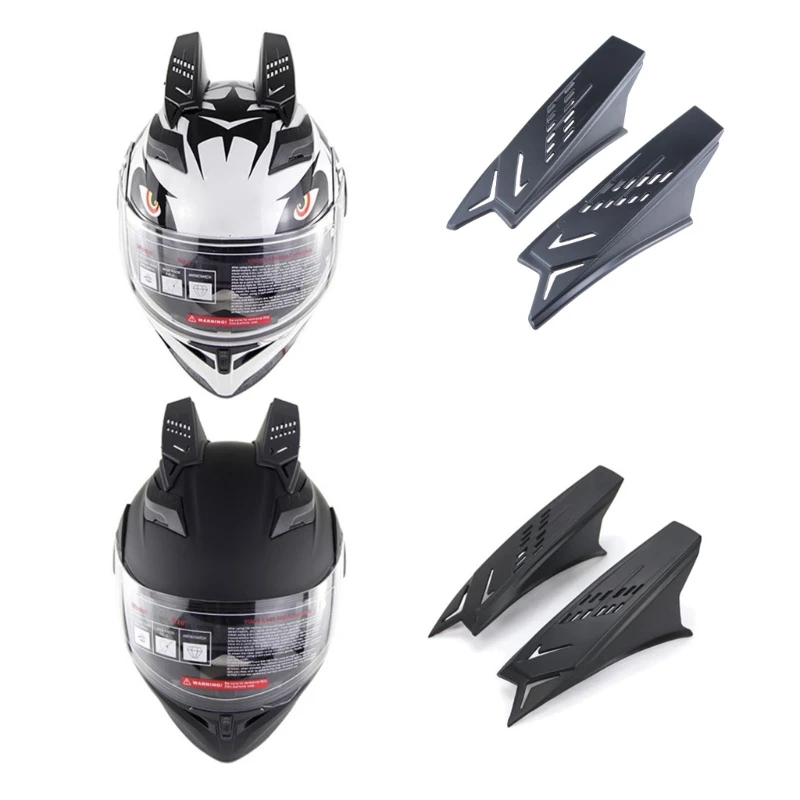 652F Универсальный ATV скутер грязь питбайк шлем с рогами в стиле панк мотоциклетный