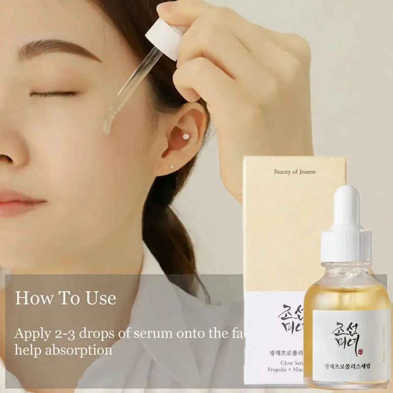 

1pc/10pc Beauty of Joseon Glow Serum Propolis Niacinamide 30ml Anti Acne Lightening Fine Lines Moisturizing Whitening Korea Care