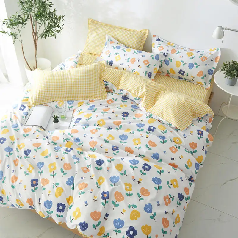 

Kids Bedding SetQueen Size Bed Sheet Set King Size Duvet Cover Bed Linen Pillowcase Double Bedspread and Beddings Set Cats