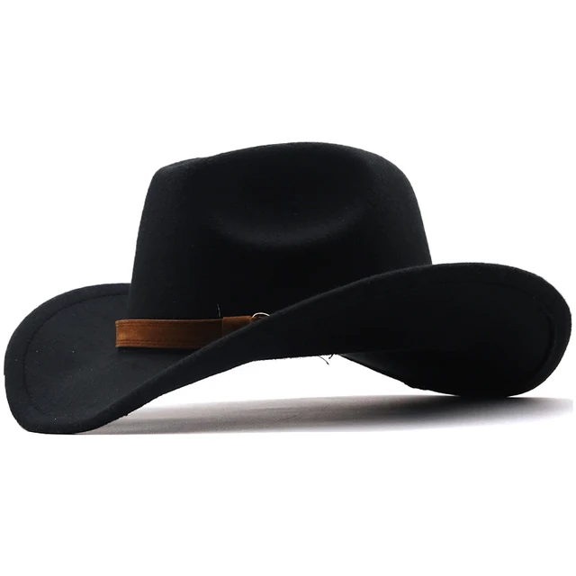 Western Cowboy Hat Fedora Hat Men Large 