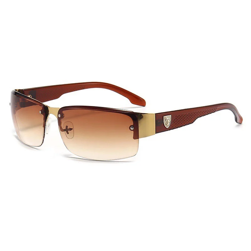 

Luxury Designer Brand 2023 Summer New Retro Rimless Sunscreen Sunglasses for Men High-quality Fashion Unisex Glasses Hot Sell