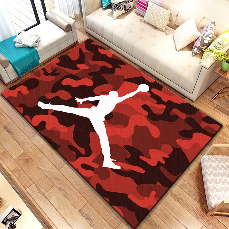 

Fashion Textured Sports Large Bedroom Area Rug Bathmat Soft Rug Home Decor door mat Play anti slip mat Rug for Living Room