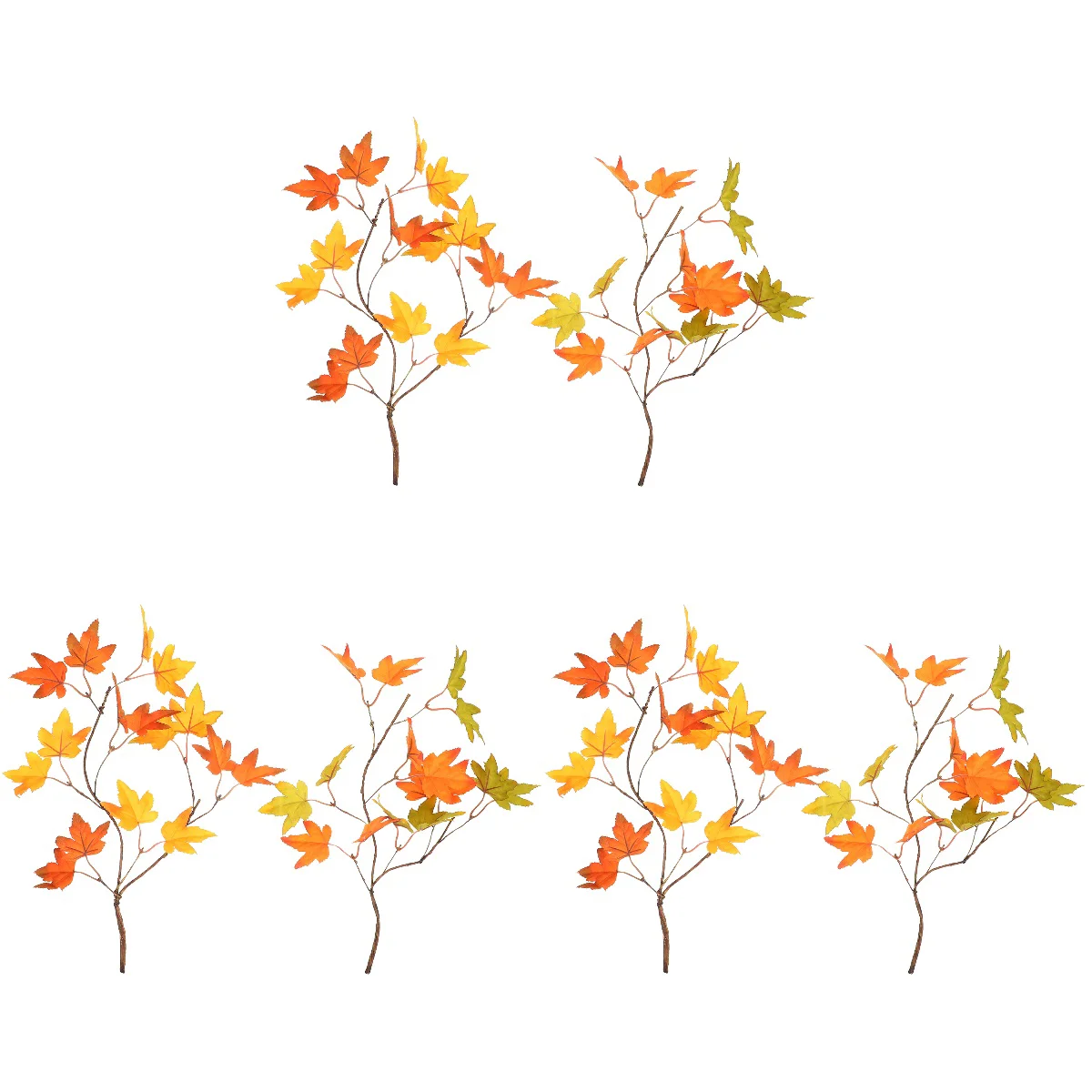 

Leaves Autumn Maple Fall Picks Decoration Table Leaf Faux Ornamentfireplace Decor Branches Party Red Shrubs Greenery Garland