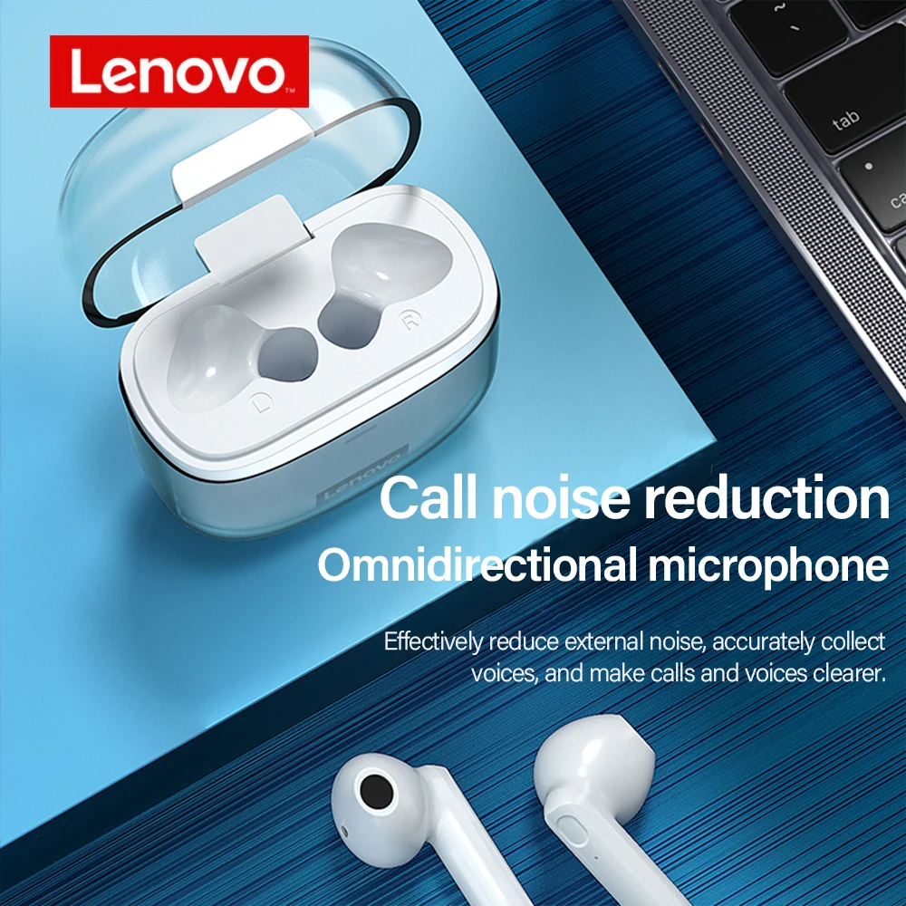 Беспроводная гарнитура Lenovo XT96 TWS Bluetooth 5 1 наушники с сенсорным управлением