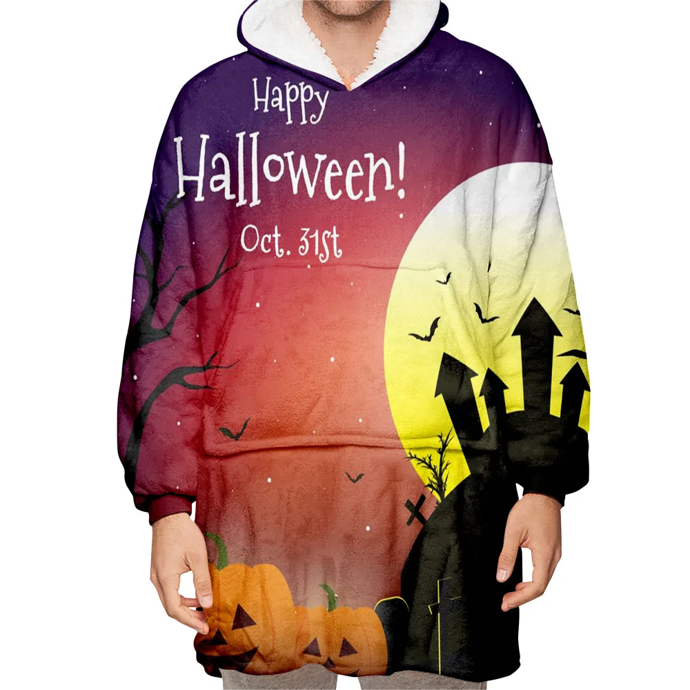 

Jumeast Halloween Oodie Hoodies For Men Festival Party Household Hooded Long Sleeve Oversized Mens Hoodie Cartoon Unisex Clothes