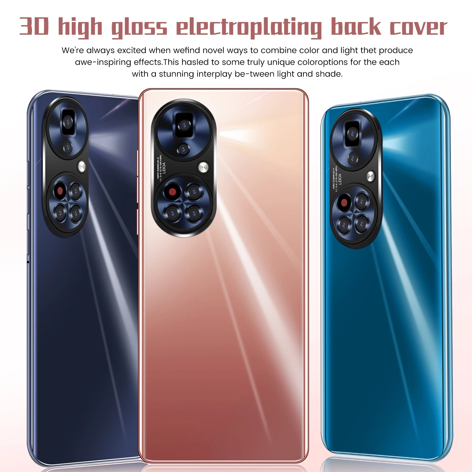 global version p50 huawie 12gb ram 768gb rom android 10 0 smartphone 6 7 inch waterdrop screen mobile phone cellphone celulares free global shipping
