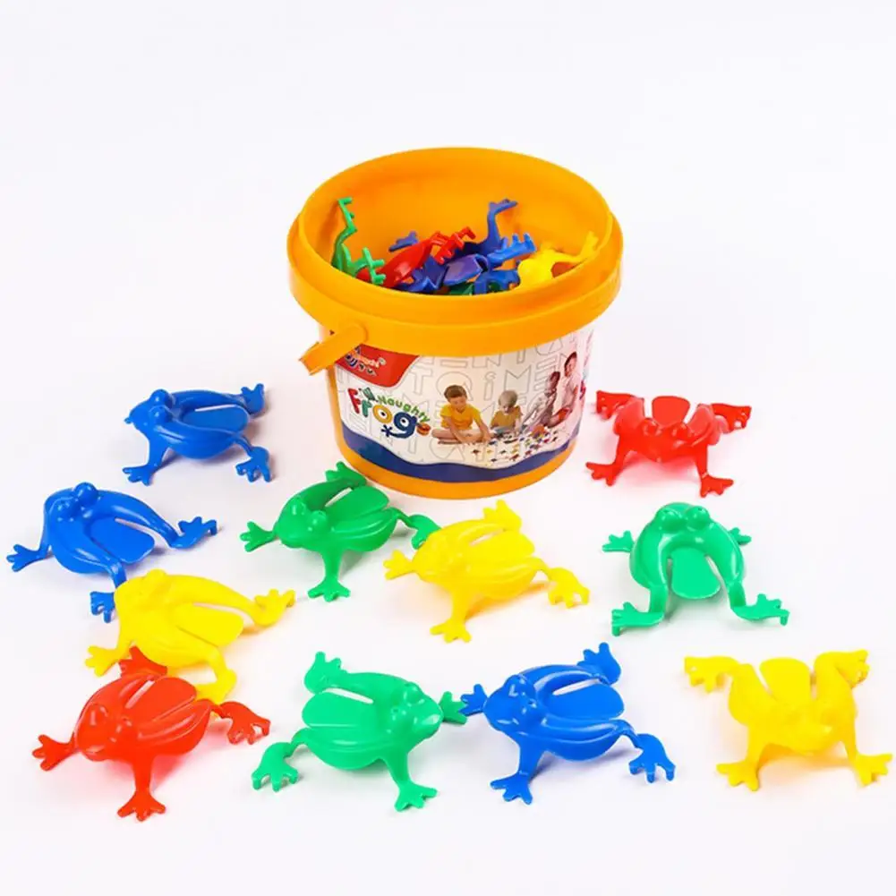 

Smooth Surface Vivid Appearance Finger Pressing Frogs Jumping Toy for Toddler