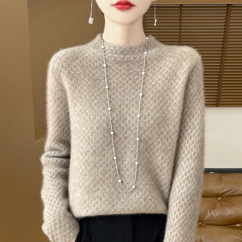 24 весна и осень новая шерстяная семиигольная утолщенная сотовая площадь дизайн