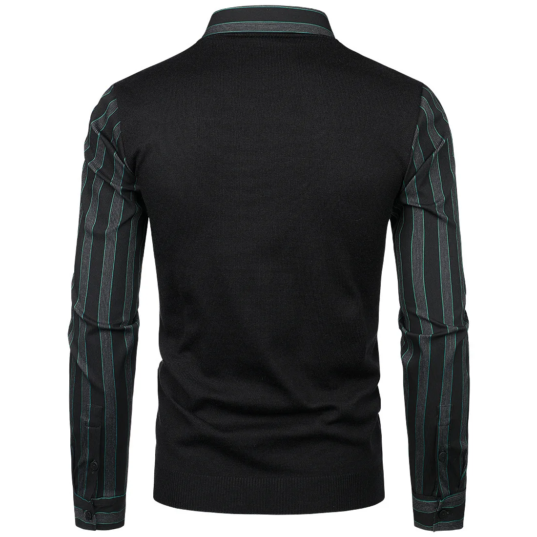 Новинка 2022 Осенний облегающий мужской Молодежный вязаный свитер с имитацией