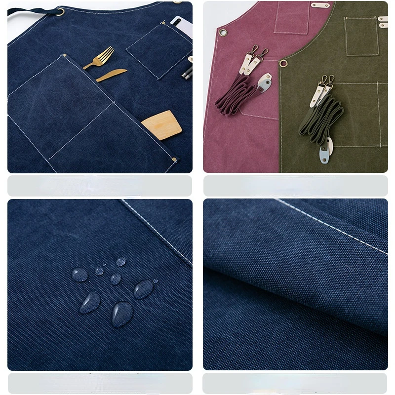 Ковбойский брезентовый фартук с карманами корейская мода для китайского