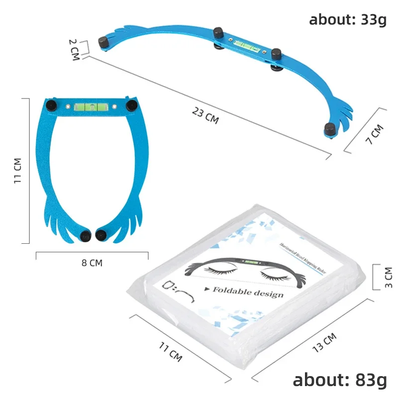 Линейка для нанесения макияжа с луком и стрелкой микроблейдинг измерительная