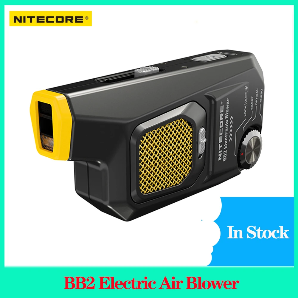 

Nitecore BB2 Electric Air Blower Vacuum Cleannig Blower Blowing & Suction Leaf Dust Collector for DSLR Camera Lens 33.6W 80Km/H