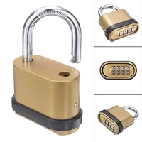 anti theft hardware accessories weatherproof zinc alloy code lock combination padlock 4 digit number password lock