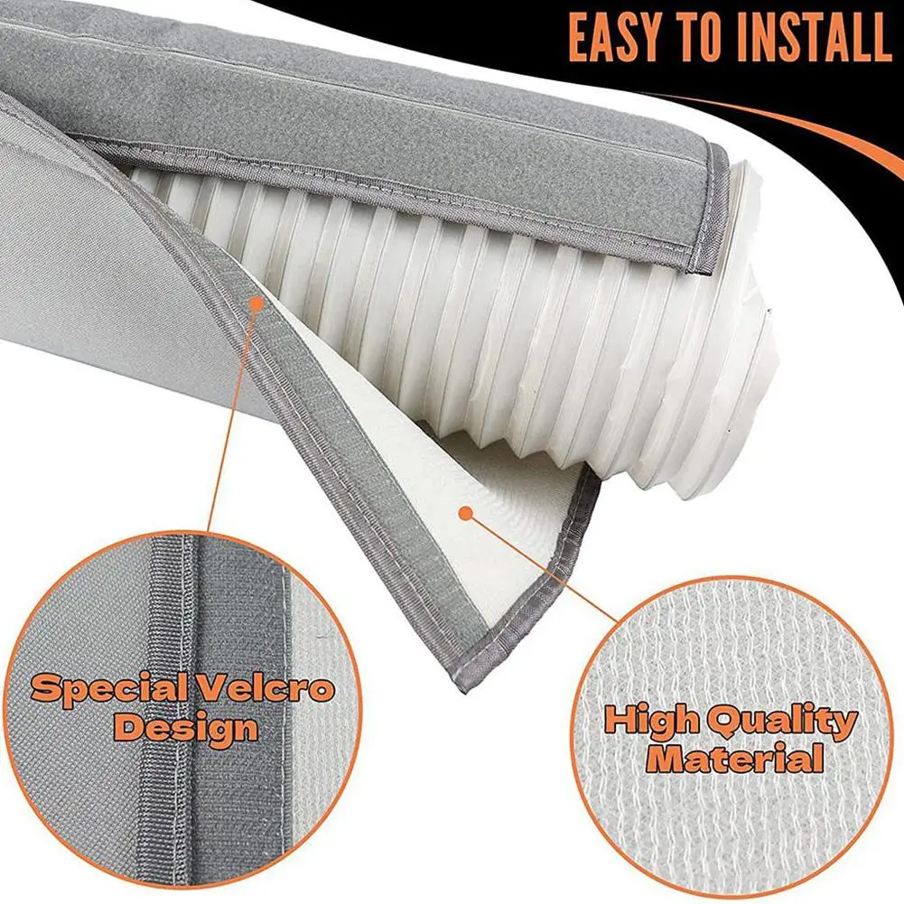 

Air Conditioner Hose Cover Insulation Air Condition Hose Protective Cover Insulated Hose Cover For AC Exhaust Hose L6H2